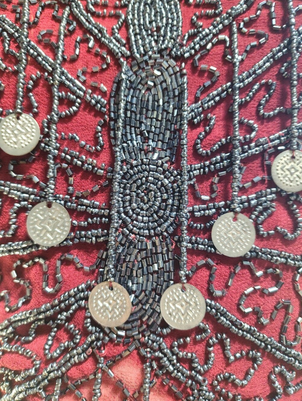 VINTAGE Y2K Hand Beaded Top - Picture 3 of 6